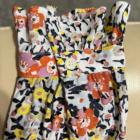 LOFT long sleeve blouse with ruffle sleeve, and ruffle bottom.  Sz S - Picture 5 of 5